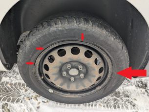 Gumiabroncs, könnyű-, vagy lemezfelni, dísztárcsák - nem elfogadható